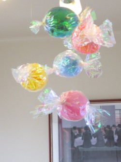 Candy balloons party decoration