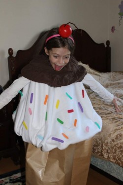 Cupcake Purim costume