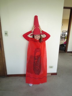 Purim Crayon costume