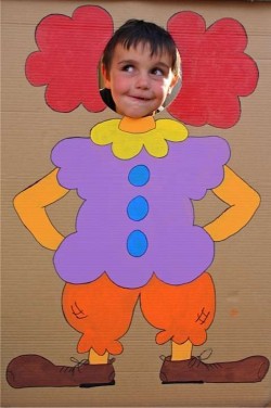 Clown for Purim parties and carnivals