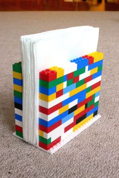 Lego napkin holder