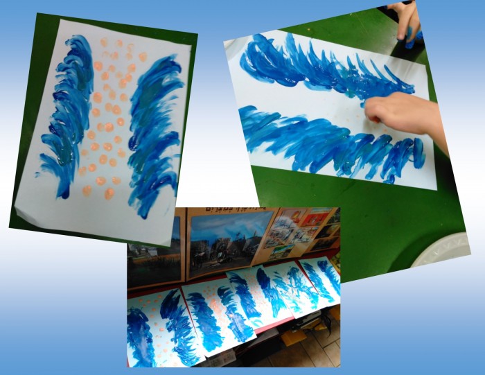 Kriyat Yam Suf kids painting