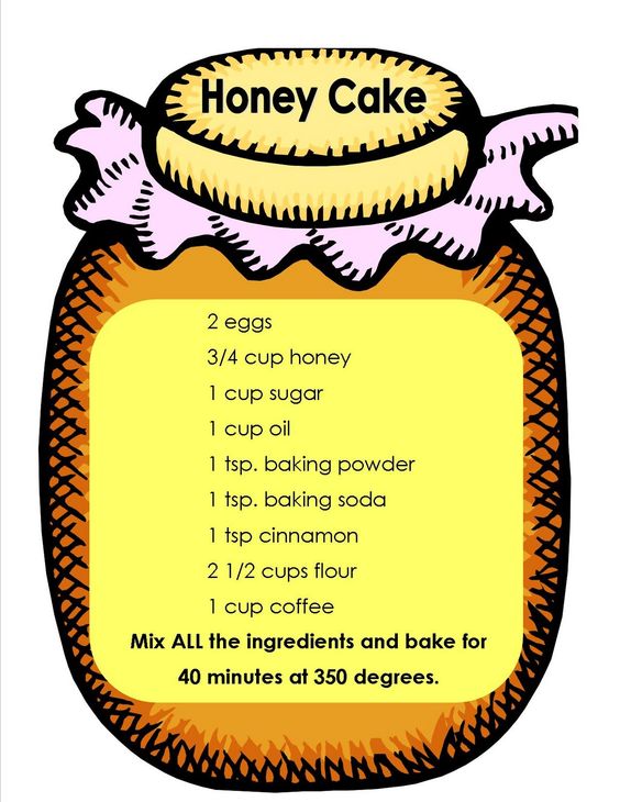 Recipe honey cake