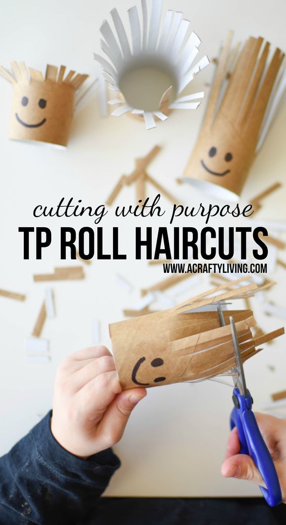 TP roll haircuts for upshernish