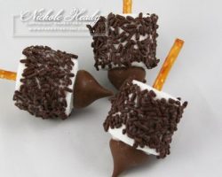 chocolate marshmallow dreidels